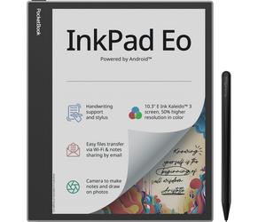 PocketBook InkPad Eo - Mist Grey Liseuse Écran tactile 64 Go Wifi Noir, Gris