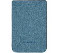 Shell series - Etui à rabat pour lecteur eBook - plastique, polyuréthane, microfibre - bleu - 6" - pour PocketBook Basic Lux 2, Touch Lux 4