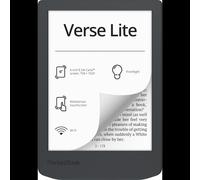 PocketBook Verse Lite PB619-T-WW Liseuse 6" E Ink Carta 758x1024, 8Go, 512Mo RAM, Wi-Fi, USB Type-C, Linux 3.10.65, Gris