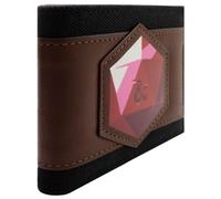PocketGear DND Dungeons Dés Lancez pour Initiative Dragons Échec Critique Portefeuille Bi-Fold Porte-ID & Cartes, Marron