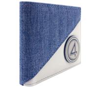 PocketGear Les Quatre Héros Fantastiques Emblème d'Équipe Âge d'argent Portefeuille Bi-Fold Porte-ID & Cartes, Bleu