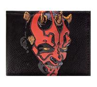 PocketGear Star Darth Wars Maul Sith Lord Mastermind Portefeuille Bi-Fold Carte d'Identité & Porte-Cartes, Noir