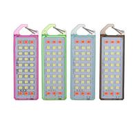 POCKETMAN Lot de 4 mini lampes de poche rechargeables avec 5 modes, veilleuse portable puissante et étanche IPX6, convient pour l'éclairage de nuit
