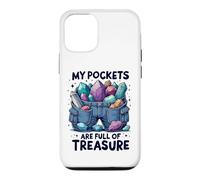 Pockets are Full of Treasure Rockhounding Passion Géologie Coque pour iPhone 12/12 Pro