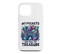 Pockets are Full of Treasure Rockhounding Passion Géologie Coque pour iPhone 13 Pro Max