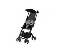 Poussette GB Pockit Air All-Terrain Velvet Noir - Poussette Canne - Doubles Roues - Poids 15-36 kg