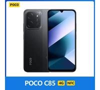 POCO C85 4G,NFC,6.9",MediaTek Helio G81-Ultra,120 Hz,50 MP Caméra,Charge rapide 33W,6000 mAh Black