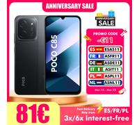POCO C85 6GB/128GB 8GB/256GB NFC Version mondiale Smartphone 50MP caméra 6000mAh batterie Noir