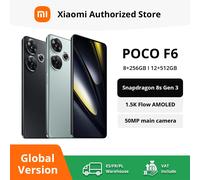 POCO F6 5G NDavid Snapdragon, version globale®Smartphone 8s Isabel 3, 120Hz, 90W, Turbo Charging, 5000mAh, Genic Ary Green