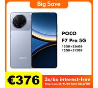 POCO F7 Pro 5G 12GB 256GB 512GB NFC Version mondiale téléphone portable sans chargeur Blue
