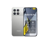 POCO F8 Pro 5G 12+512GB Version EEA, Snapdragon ® 8 Elite, 120 Hz, 6,59 pouces, appareil photo 50 Mpx, 6210 mAh, IP68, NFC Titanium Silver