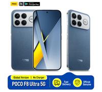 POCO F8 Ultra 5G Version Globale Snapdragon® 8 Elite Gen 5, écran AMOLED 6,9", 120 Hz, Caméra OIS 50MP, 6500 mAh, IP68, NFC, Sans Chargeur Bleu denim