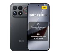 POCO F9 Ultra, Smartphone 12+256 Go, Noir, Batterie 8050 mAh, Charge 100 W | Snapdragon® 8 Elite Gen 5, VisionBoost D8, écran AMOLED 6,9", appareil photo IA 200 MP, Gorilla® Glass 7i