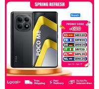 POCO M8 5G 8GB 256GB 512GB NFC Smartphone Qualcomm Snapdragon 6 Gen 3 5520mAh batterie 50MP caméra Black
