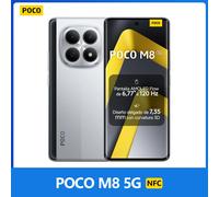 POCO M8 5G,NFC,Snapdragon® 6 Gen 3,Écran Flow AMOLED 6.77" 120 Hz,50 MP Caméra,5520 mAh,IP65 Green