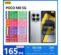 Xiaomi POCO M8 5G 8 Go + 256 Go Argent