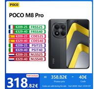 Téléphone mobile - XIAOMI - POCO M8 Pro 5G Vert - 12 Go RAM - 512 Go - Écran AMOLED 6,83"" Vert