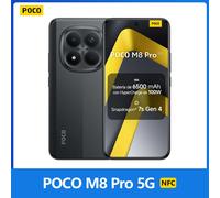 Xiaomi Smartphone POCO M8 Pro 5G 12 Go RAM 512 Go Écran AMOLED 6,83" Argent