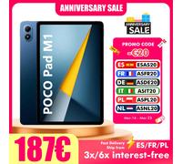 Tablette tactile - Xiaomi POCO Pad M1 8Go RAM 256Go Bleu WiFi Écran 12.1"" 2.5k Snapdragon® 7s Gen 4 12000mAh - Version globale