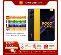 POCO X7 Pro 12GB+512GB｜8GB+256GB - Smartphone NFC Écran AMOLED CrystalRes 1.5K 120Hz, Processeur Dimensity 8400-Ultra, Appareil photo 50 MP, Charge rapide 90W HyperCharge, 100% Authentic & Brand New v