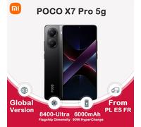POCO X7 Pro 5G Smartphone 120Hz AMOLED 90W charge 256GB 6000mAh téléphone avec caméra bon marché 108MP + livraison rapide avec ue Yellow