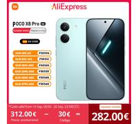 POCO X8 Pro 5G Version Européenne 256 Go/512 Go NFC AMOLED 6,59" 1,5K 120 Hz 50 MP OIS 6500 mAh IP68 Dimensity 8500-Ultra Chargeur non inclus Jaune