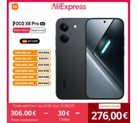 POCO X8 Pro 5G Version Européenne 256Go/512Go Dimensity 8500-Ultra Smartphone 6.59" AMOLED, 120Hz, Caméra 50MP, 6500mAh, NFC, Sans Chargeur Noir