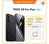 POCO X8 Pro Max 12+256 Noir Processeur Dimensity 9500s