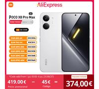 POCO X8 Pro Max 5G Version Européenne Dimensity 9500s Smartphone 6.83" AMOLED 120Hz Caméra 50MP Batterie 8500mAh NFC Sans Chargeur Noir
