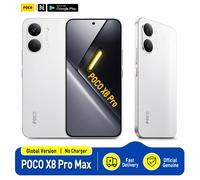 Xiaomi Smartphone Poco X8 Pro Max – 5G, Dimensity 9500s, 6,83" AMOLED 120 Hz, 512 Go, Blanc