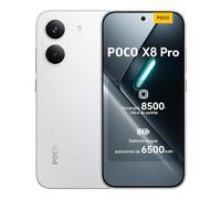 POCO X8 Pro,Smartphone 12+512 Go, Processeur Haut de Gamme Dimensity 8500-Ultra,écran AMOLED Ultra-Lumineux, 50 MP Sony IMX882 avec OIS, Blanc, 1 an de Garantie supplémentaire, Chargeur Non Inclus
