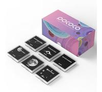POCOCO Moon and Stars Series Galaxy Star Lot de 6 disques de lumière de nuit réalistes 5 K Ultra HD 96 % de transmission de lumière haute luminosité
