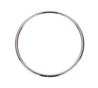 Pocoiau 1 pièce ronde en métal de rechange supérieure pour sac à main, sac à bandoulière, accessoires de sac à main, poignées dorées et noires pour la fabrication, Argenté., One Size