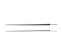 Pocoiau 2 Pcs Steel Piercing Taper Insertion Pin 14G/16G/18G Taper Pins Piercing Tools for Nose Ear Navel Lip Eyebrow Pins