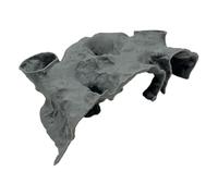 Pocoiau Abri sous-Marin Texturé pour Poissons Crevettes Cachette Maison Grotte Décorations pour Aquariums Aménagement Paysager Création De Profondeur Amélioration des Paysages Aquatiques