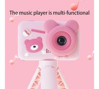 Pocoiau Appareil Photo Jouet pour Ours Double Caméras Haute Définition Réglable Facile À Utiliser Modes Créatifs Les Appareil Numérique Jouet