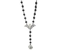 Pocoiau Bat Collier Victorien Collier Pour Vampire Pendant Bat Pendant Gothic Halloween Bijoux Gift Ladies Silver Rosaire Pour Les Femmes