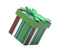 Pocoiau Boîte cadeau décorative pour maisons de poupée 1/12 - Modèle de paysage et de vacances - Ornement de projets de maison de poupée miniature