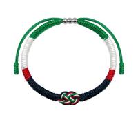 Pocoiau Bracelet en corde de coton fait à la main - Accessoire de bijoux pour activités de plein air et événements sportifs, taille unique, Comme décrit