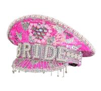 Pocoiau Chapeau de boîte de nuit marine spectacles militaires paillettes marins pour célébrations nocturnes mariage célébration chapeau