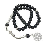 Pocoiau Chapelet de prière élégant avec perles pour la religion de l'Aïd Tasbih fait à la main