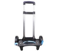 Pocoiau Chariot À Avec Poignée Télescopique Pliable Diable À 6 Roues Pour D'école Pliable Avec Poignée Télescopique Pour D'école