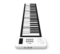 Pocoiau Clavier en Silicone Pliable À 49 Touches pour Débutants Piano Numérique Adapté Voyages avec Éducation Auditive Et Musicale Haut-Parleur Intégré Piano Électronique