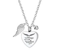 Pocoiau Collier avec pendentif commémoratif pour animal de compagnie pour perte disparue, souvenir de crémation, bijou pour émotion