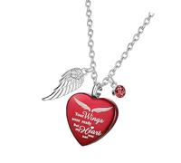 Pocoiau Collier avec pendentif commémoratif pour animal de compagnie pour perte disparue, souvenir de crémation, bijou pour émotion