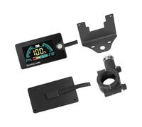 Pocoiau Compteur De Batterie Résistant À l'eau Affichage LCD Compatibilité 8 100V Testeur Capacité Électrique pour Voiture Bateau Vélo Télégramme Imperméable Compteur Capacité Chariot