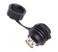 Pocoiau Connecteur USB 2.0 femelle pour panneau - Prise étanche IP67 avec adaptateur convertisseur Cap Us