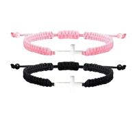 Pocoiau Croix tissées pour homme et femme Kirsite avec design réglable confortable à porter au quotidien, taille unique, Comme décrit