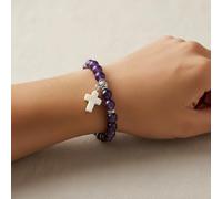 Pocoiau De Perles Élégant Et Réglable Aventurine Verte Imitation De Cristaux Bijoux À La Mode Cristaux Verts Cheville