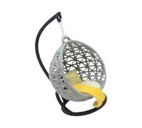 Pocoiau Dolls House Hanging Model Basket Chair Miniature Dollhouses Chaise Hanging Ideal for Projects and Photography Dollhouses Accessories